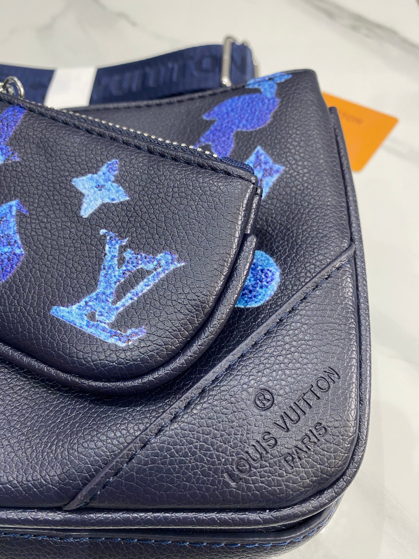 Navy Messenger Bag