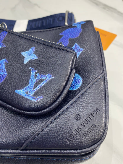Navy Messenger Bag