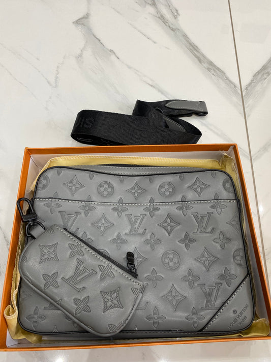 Grey Duo Bag